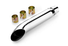Load image into Gallery viewer, Muffler Turnout Chrome 40cm Long fits up to 45mm (1-3/4 in.) header pipes
