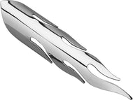 Chrome Flame Exhaust Heat Shield Cover For 2 in Pipes Custom Look - Custom Chrome 78400