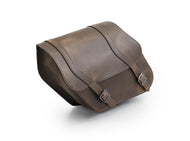 Ledrie HLZAD2-1098 Saddlebag Left Side Brown 11 Litres fits Harley-Davidson FXD Dyna - Genuine Real Leather