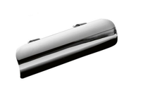 Load image into Gallery viewer, Chrome Motorcycle Exhaust Heat Shield Cover For 2 in Pipes - Plain - Highway Hawk H65-555
