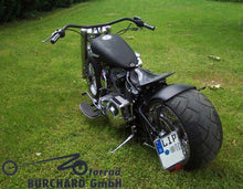 Load image into Gallery viewer, Wide &amp; Low Beach Bars 1 inch Handlebars for Harley-Davidson/Cruiser - Black - Highway Hawk H55-291B
