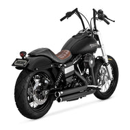 Vance & Hines 47338 PCX Black Big Shots Staggered Exhaust fits Harley-Davidson 2006-2017 Dyna