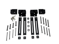Universal Quick Release Saddlebag/Pannier Mounting Kit, Lockable Mount - Highway Hawk H66-025