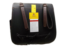 Load image into Gallery viewer, Single Sided Saddlebag Luggage Bag in Brown TEK Leather Large Size - Highway Hawk 02-2687
