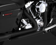 Vance & Hines 46752 Black Dresser Duals Exhaust Header Pipes fits Harley-Davidson 2009-2016 Touring