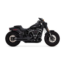 Load image into Gallery viewer, Vance &amp; Hines 47339 PCX Black Big Shots Staggered Exhaust fits Harley-Davidson 1986-2017 Softail
