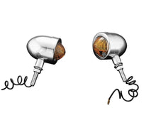 Load image into Gallery viewer, Turn Signal/Indicators Bullet Lights Pair (2) - Chrome  - Highway Hawk H68-5001
