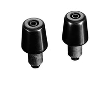 Load image into Gallery viewer, Black Bar Ends for 7/8 inch (22mm) or 1 inch (25mm) Handlebars, Finishing Touch - Highway Hawk H54-103DB
