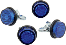 Load image into Gallery viewer, Reflectors, Reflective Mounting Bolts Pair (2) with Wingnut to Secure - Blue - Chris Products 19780

