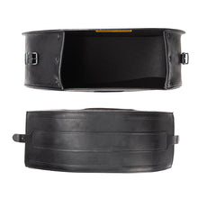 Load image into Gallery viewer, Ledrie HLZAD2-1059 Saddlebag Set Rigid 27 Litres fits Harley-Davidson, Suzuki,Yamaha made from Genuine Real Leather
