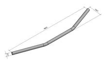 Load image into Gallery viewer, Drag-Style Extra Wide Chrome 1 inch (25mm) Motorcycle Handlebars - Highway Hawk H55-214
