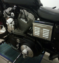 Load image into Gallery viewer, Chrome Louvered Battery Cover fits Harley-Davidson FX XL Sportster 82-03 - Custom Chrome 26375
