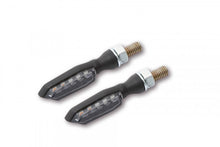 Load image into Gallery viewer, HIGHSIDER 254-270 LED Combi Rear Tail Light + Indicators "SONIC-X1 inch (pair) - Black

