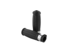 Load image into Gallery viewer, Old School Vintage Retro Rubber 1 inch Grip Set fits Harley-Davidson 1996-2017 - Motorcycle Storehouse 990703
