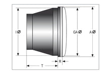 Load image into Gallery viewer, HIGHSIDER 226-014 LED Headlight Insert Only "TYPE 3 in. 7 inch Clear Lens - Chrome
