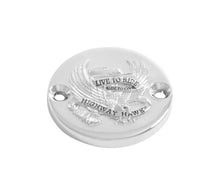 Load image into Gallery viewer, Master Brake Cylinder Cover Chrome "Live to Ride" fits Kawasaki Right Side,Round - Highway Hawk H454-001R
