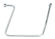 Saddlebag Support Brackets Chrome fits Harley-Davidson Dyna 1991 Up - Zodiac 302119
