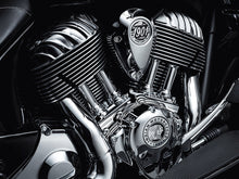 Load image into Gallery viewer, Kuryakyn 5641 Chrome Tappet Block Accents fits Indian Models (except Scout) 2014 up

