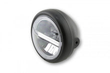 Load image into Gallery viewer, HIGHSIDER 223-219 LED Headlight 5-3/4 inch "PECOS TYPE 6" with DRL, Side Mount - Black
