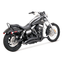 Load image into Gallery viewer, Vance &amp; Hines Black Big Radius 2-into-2 Exhaust 2006-2017 Dyna
