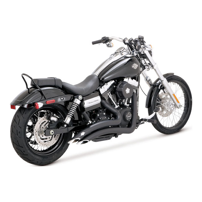 Vance & Hines 43371 PCX Black Big Radius 2-into-2 Exhaust fits Harley-Davidson 2006-2017 Dyna