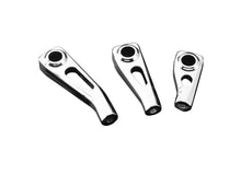 Load image into Gallery viewer, Pullback Riser Set (pair) fits 7/8 in. (22mm) or 1 in. (25mm) Handlebars - 4 inch High, M10 Mount - Highway Hawk H56-0341
