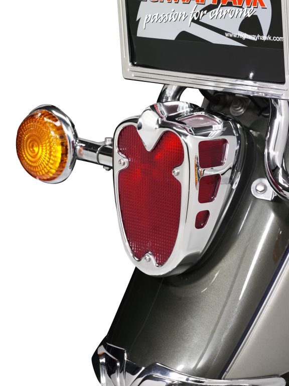 Decorative Taillight Cover Chrome Yamaha Drag Star Classic, XV1600