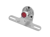 Rear LED Brake, Stop & Tail Light Retro Shotgun-Style Chrome for Motorcycle/Trike - Highway Hawk 68-344