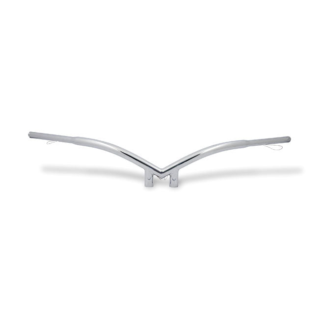 Fat 1-1/4 in. (32mm) Banana T-Bar Handlebars, Chrome fits Harley-Davidson - Highway Hawk H55-5317