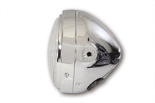 Load image into Gallery viewer, Headlight "SHIN YO" 5-3/4 inch Side Mount - Chrome - Highway Hawk H223-015
