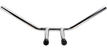 Load image into Gallery viewer, Handlebars 6 in. High T-Bar 1 in. (25mm) - Chrome with Wiring Dimples
