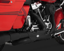 Load image into Gallery viewer, Vance &amp; Hines 46832 Power Duals Exhaust Header Pipes Black fits Harley-Davidson 2009-2016 Touring

