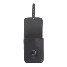 Load image into Gallery viewer, Ledrie HLSIS2-1004 Sissy Bar Bag 3.5 Litres Black - Genuine Real Leather
