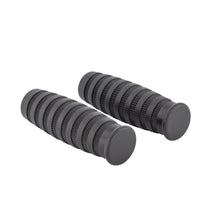 Load image into Gallery viewer, Motorcycle Hand Grips Street Black for 7/8 inch (22mm) Handlebars without Throttle Assembly - Highway Hawk H45-1201B
