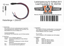 Load image into Gallery viewer, CAN-BUS Load Equaliser fits Harley-Davidson with LED Turn Signals/Tail Light - Custom Chrome 652728
