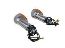 Load image into Gallery viewer, Turn Signal Set (2) Medium Cateye - Chrome - Highway Hawk H68-5061
