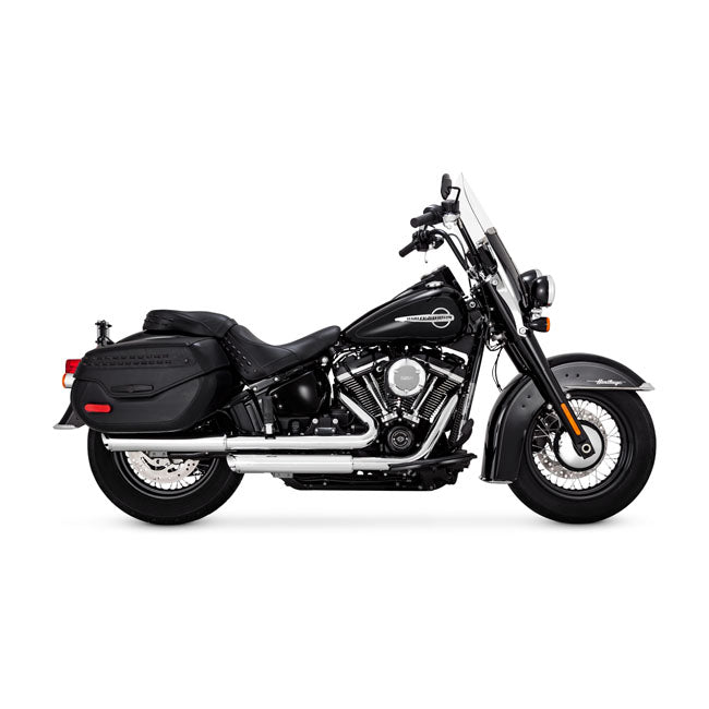 Vance & Hines PCX Twin Slash 3 in. Slip-on Exhaust 2018-22 Heritage Softail / Deluxe
