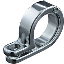 Load image into Gallery viewer, Kuryakyn 4014 Chrome P-Clamp Light Mount for 39mm/41mm fits Harley-Davidson Forks
