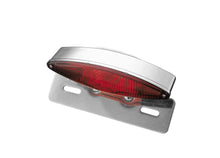 Load image into Gallery viewer, Tail Light Tech Glide / Snake Eye - Red Lens, Chrome - Highway Hawk H68-3362
