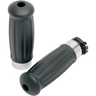 Old School Vintage Retro Rubber 1 inch Grip Set fits Harley-Davidson 1996-2017 - Motorcycle Storehouse 990703