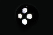 Load image into Gallery viewer, HIGHSIDER 223-003 LED Headlight 5-3/4 inch "ATLANTA" Bottom Mount -Black
