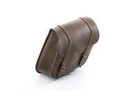 Ledrie HLZAD2-1099 Saddlebag Right Side Brown 11 Litres fits Harley-Davidson FXD Dyna - Genuine Real Leather