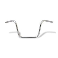 12 inch Medium Ape Hanger Chrome 1 inch (25mm) Motorcycle Handlebars no dimples