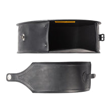 Load image into Gallery viewer, Ledrie HLZAD2-1040 Saddlebag Set Rigid 18 Litres fits Harley-Davidson, Honda, Suzuki,Yamaha made from Genuine Real Leather
