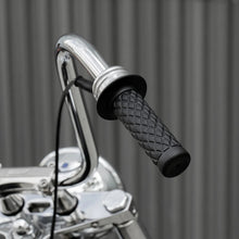 Load image into Gallery viewer, Biltwell 6702-0178 Thruster Black TPV Rubber 7/8 inch (22mm) Handlebar Grips Pair
