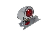Load image into Gallery viewer, Tail Light "Sparto" with Licence Plate Holder + E-Mark - Chrome - Highway Hawk H68-2090
