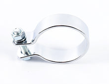 Load image into Gallery viewer, Chrome Exhaust O-Clamp Clip 2 inch (50mm) Diameter for Motorcycle/Trike
