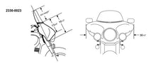 Load image into Gallery viewer, Memphis Shades Batwing Fairing MEM7031 for Yamaha Cruisers incl Mount &amp; Screen
