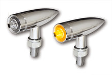Load image into Gallery viewer, HIGHSIDER 203-218 Turn Signal Set "BULLET MONO" LED (Pair) - Chrome
