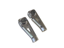 Load image into Gallery viewer, Pullback Riser Set (pair) fits 7/8 in. (22mm) or 1 in. (25mm) Handlebars - 4 inch High, M10 Mount - Highway Hawk H56-0341
